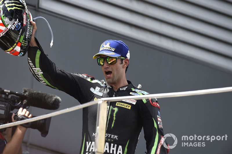 Podio: il terzo classificato Johann Zarco, Monster Yamaha Tech 3