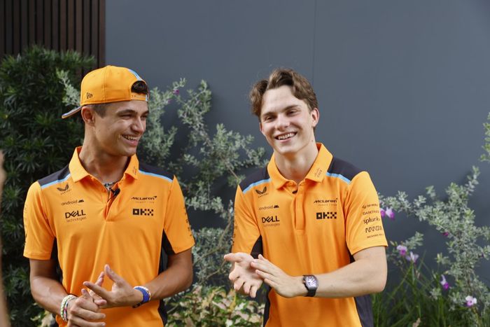 Oscar Piastri, McLaren y Lando Norris, McLaren