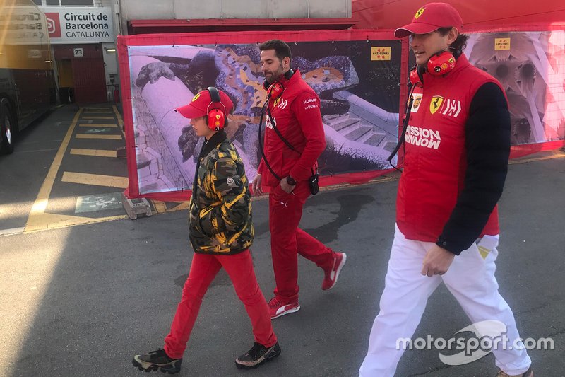 John Elkann, président de Ferrari et son fils