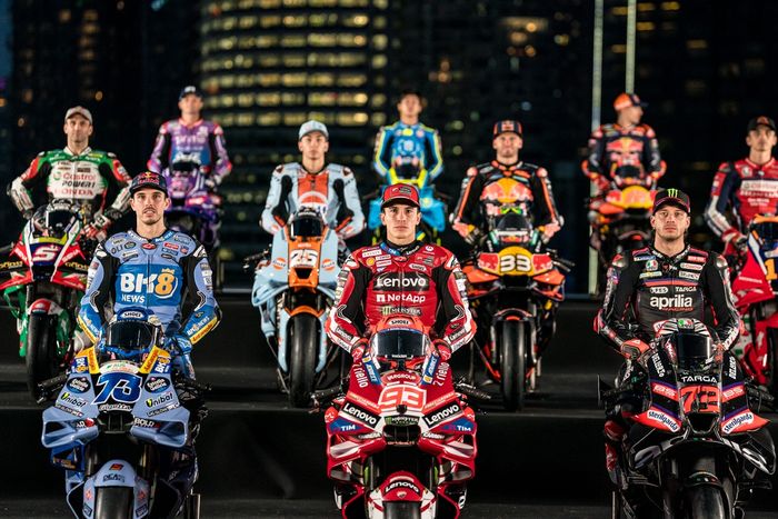 MotoGP riders group photo  