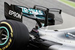 Mercedes AMG F1 W08: Finne und T-Wing
