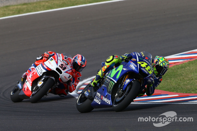 Valentino Rossi, Yamaha Factory Racing, Danilo Petrucci, Pramac Racing