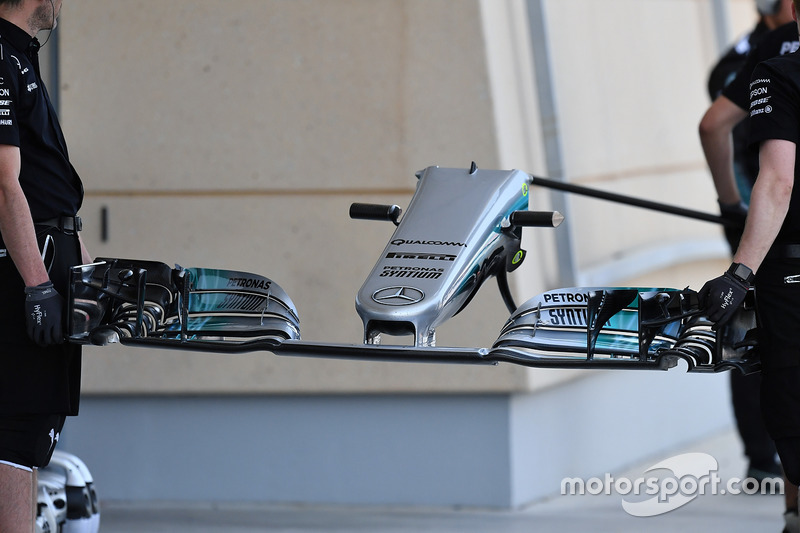 Aileron avant de la Mercedes AMG F1 W08
