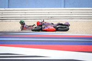 Franco Morbidelli, caída del Pramac Racing