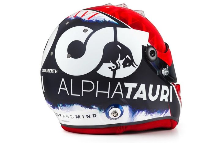 Casco de Daniil Kvyat, AlphaTauri