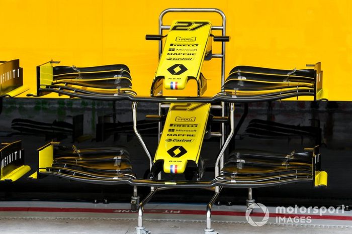 Alerón delantero del Renault R.S.19 