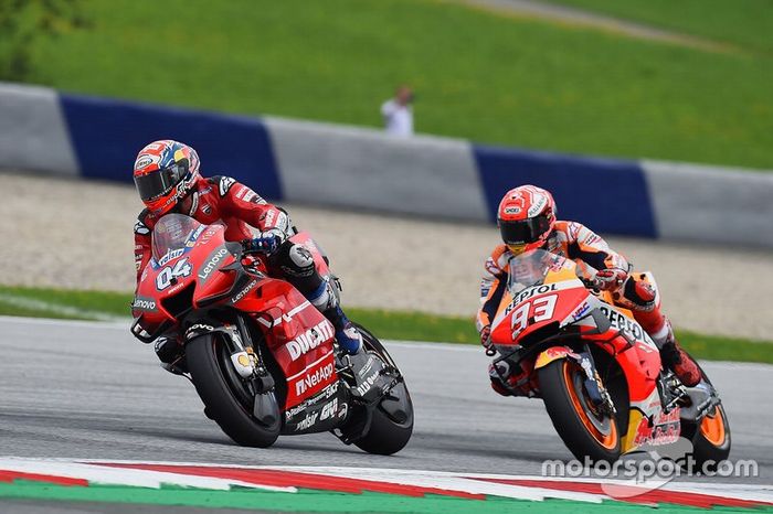 Andrea Dovizioso, Ducati Team, Marc Marquez, Repsol Honda Team