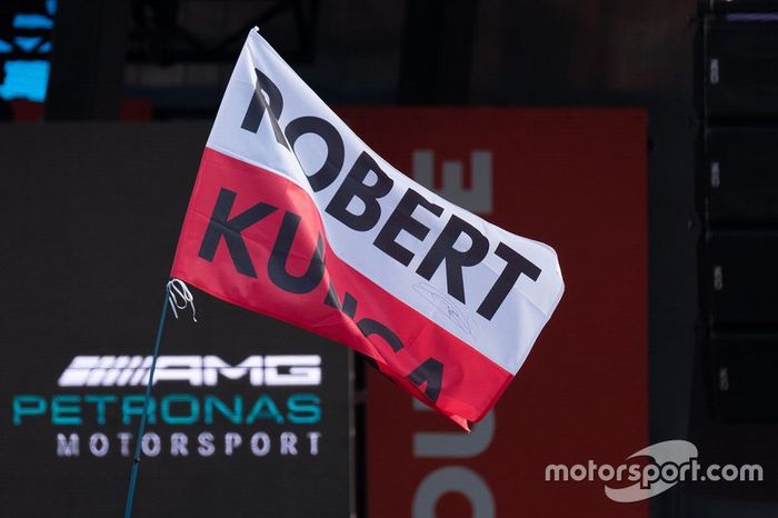Bandera de Robert Kubica