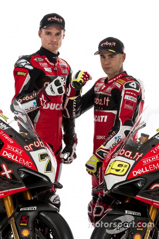 Chaz Davies, Aruba.it Racing-Ducati SBK Team, Alvaro Bautista, Aruba.it Racing-Ducati SBK Team