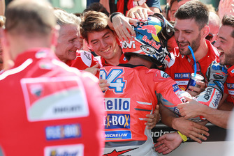 Le vainqueur Andrea Dovizioso, Ducati Team