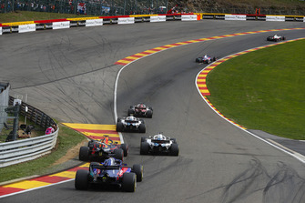Marcus Ericsson, Sauber C37, Sergey Sirotkin, Williams FW41, Lance Stroll, Williams FW41, Daniel Ricciardo, Red Bull Racing RB14, Brendon Hartley, Toro Rosso STR13