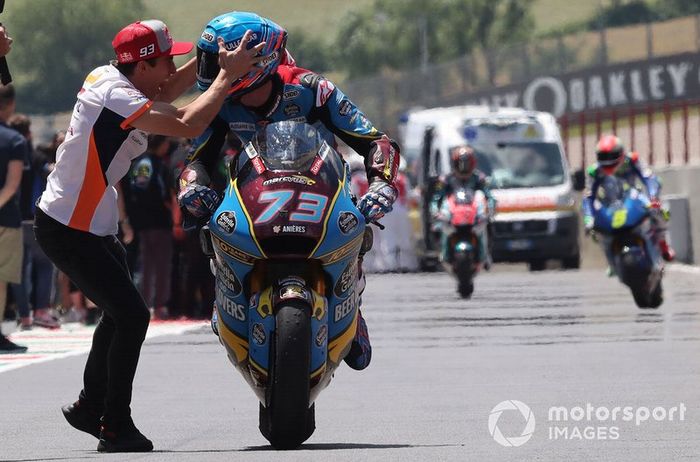 El ganador, Alex Marquez, Marc VDS Racing con Marc Marquez, Repsol Honda Team