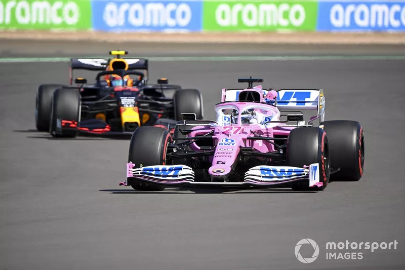 Nico Hulkenberg, Racing Point RP20, Alex Albon, Red Bull Racing RB16