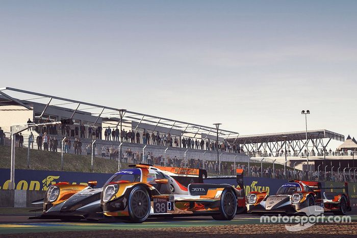 #38 Jota Team Redline Oreca 07 LMP2: Antonio Felix Da Costa, Felix Rosenqvist, Rudy Van Buren, Kevin Siggy, #37 Jota Team Redline Oreca 07 LMP2: Will Stevens, Gabriel Aubry, Aleksi Uusi-Jaakkola, Dominik Farber