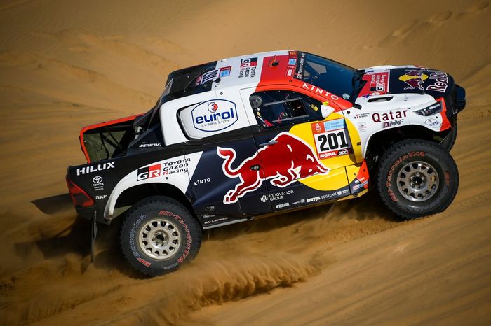 #201 Toyota Gazoo Racing Toyota: Nasser Al-Attiyah, Matthieu Baumel