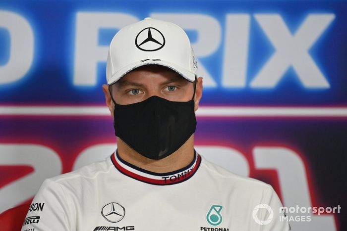 Valtteri Bottas, Mercedes en rueda de prensa 