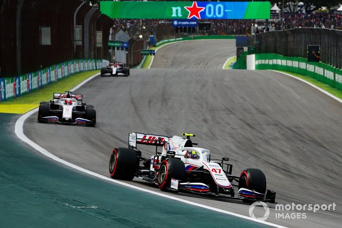 Mick Schumacher, Haas VF-21, Nikita Mazepin, Haas VF-21