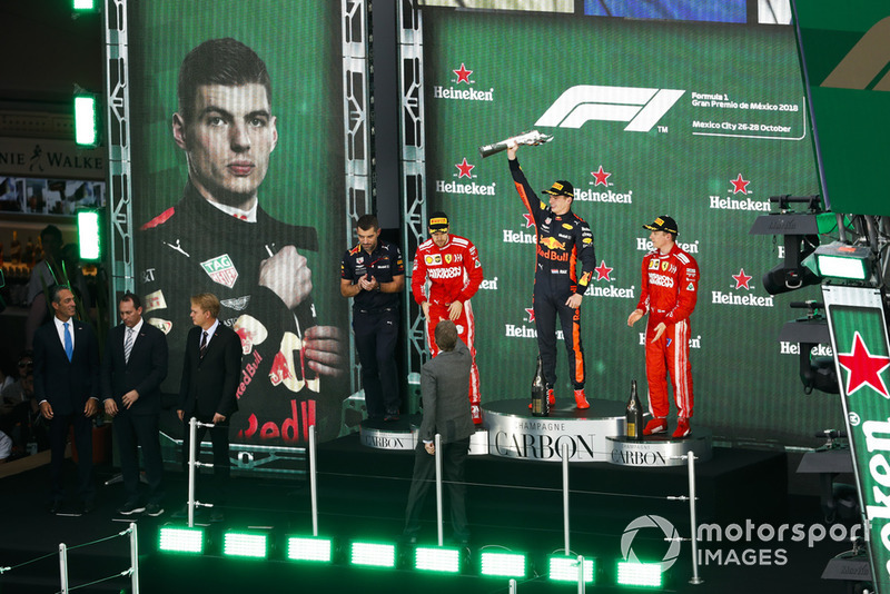 GP de México: 1º Verstappen, 2º Vettel, 3º Raikkonen