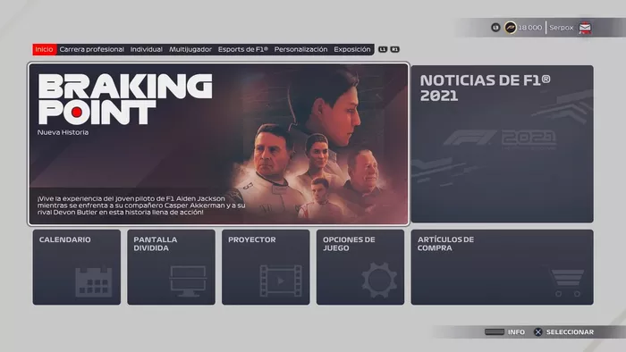 Imagen del F1 2021