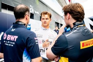 Paul Aron, Alpine, pruebas Pirelli Hungaroring