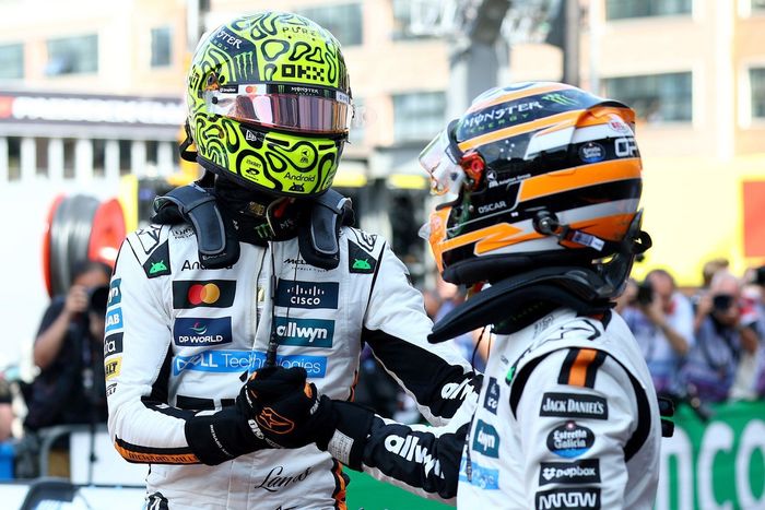 Lando Norris, McLaren, Oscar Piastri
