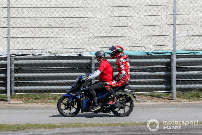 Francesco Bagnaia, zespół Ducati po wypadku