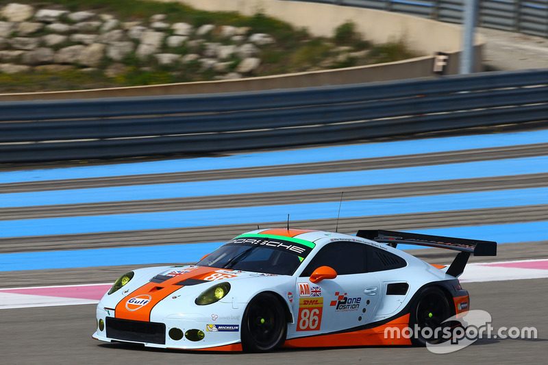 #86 Gulf Racing Porsche 911 RSR: Michael Wainwright, Adam Carroll, Benjamin Barker