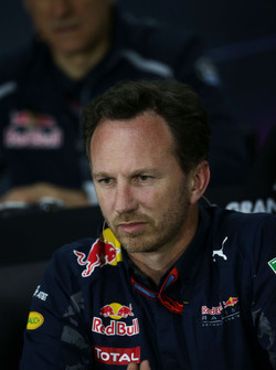 Christian Horner, Red Bull Racing Team Principal in the FIA Press Conference