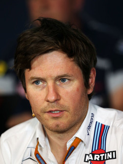 Rob Smedley, Williams Chef Fahrzeugperformance in der FIA Pressekonferenz