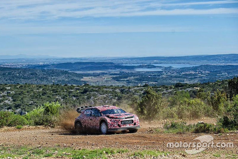 Kris Meeke test de Citroën C3 WRC 2017