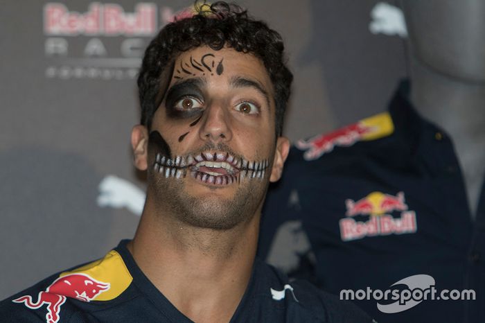 Daniel Ricciardo, Red Bull Racing personificado de calavera