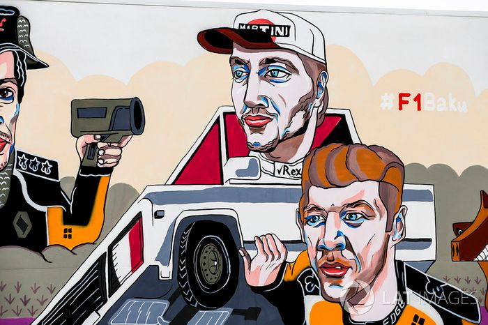 Obra que representa a Carlos Sainz Jr., Renault Sport F1 Team, Sergey Sirotkin, Williams Racing y Nico Hulkenberg, Renault Sport F1 Team