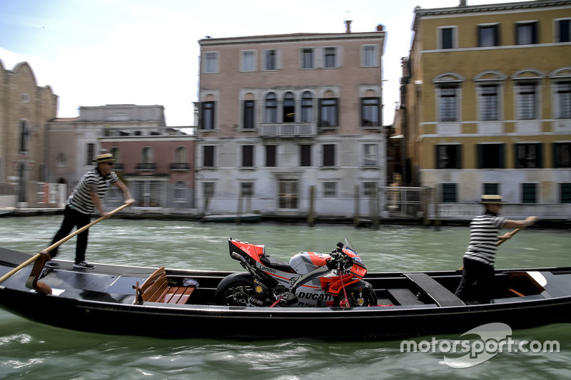 Bike von Jorge Lorenzo, Ducati Team, in Venedig