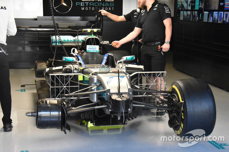 Mercedes W08: Sensoren und Messgeräte