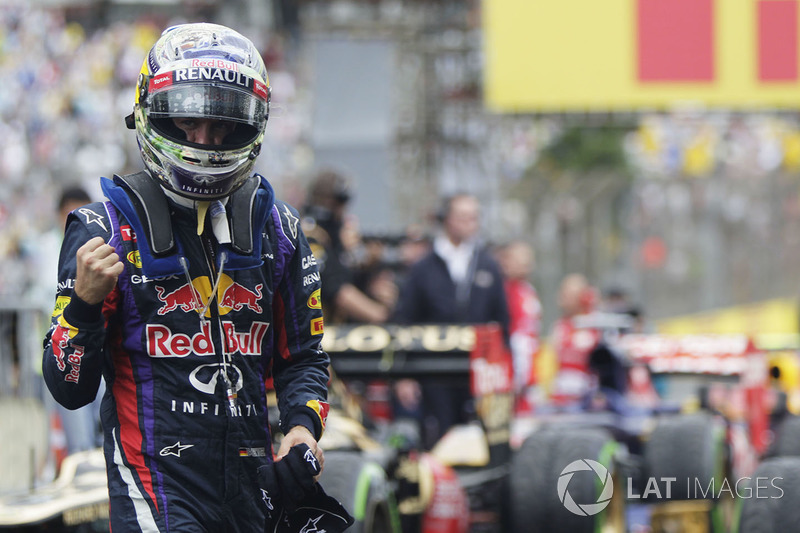 Ganador del GP de Brasil 2013: Sebastian Vettel, Red Bull Racing