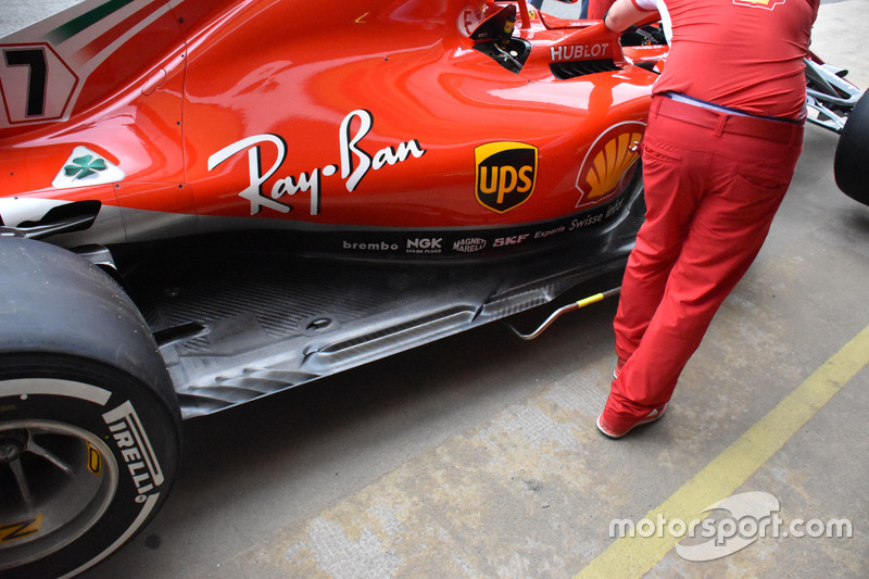 Днище Ferrari SF71H
