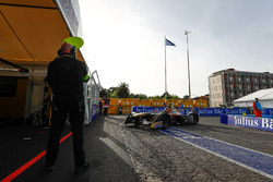Jean-Eric Vergne, Techeetah, coming into the garage