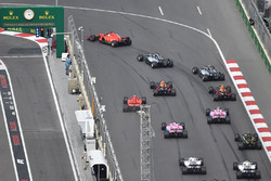 Sebastian Vettel, Ferrari SF71H startta lider