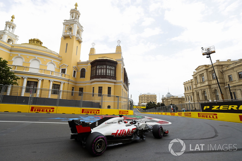 Romain Grosjean, Haas F1 Team VF-18 Ferrari