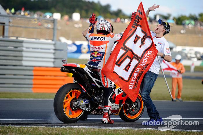 Marc Marquez ganador de la carrera, Repsol Honda Team