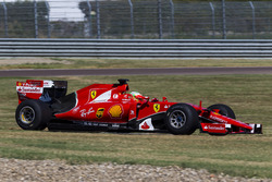 Esteban Gutierrez, Ferrari, teste les pneus 2017