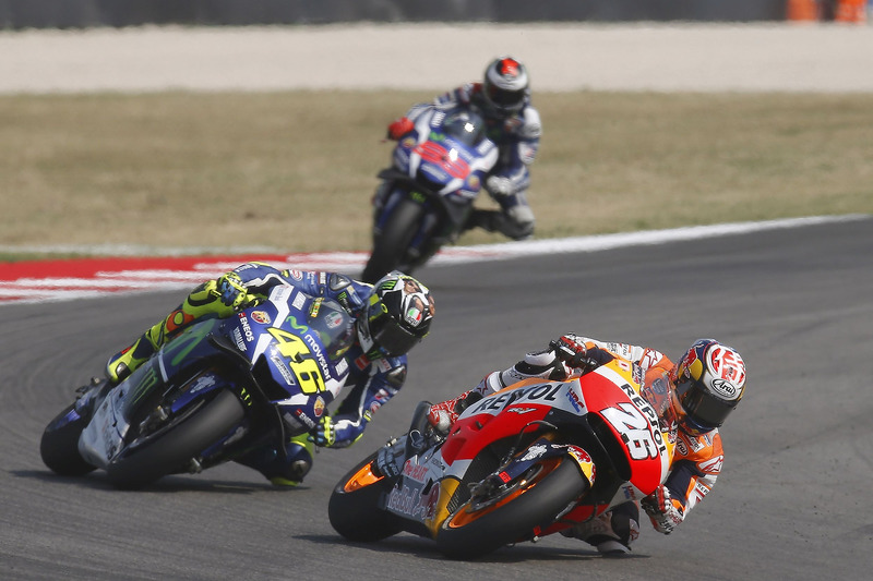 Dani Pedrosa, Repsol Honda Team, Valentino Rossi, Yamaha Factory Racing, Jorge Lorenzo, Yamaha Facto