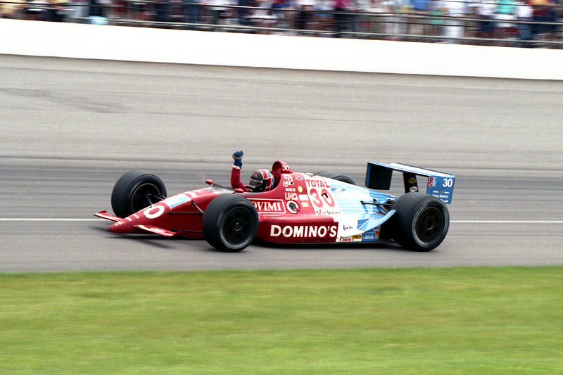 Le vainqueur Arie Luyendyk, Lola/Chevrolet