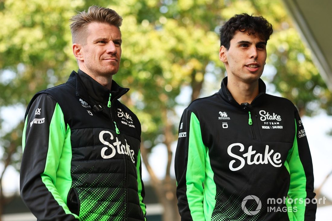 Nico Hulkenberg, Sauber, Gabriel Bortoleto, Sauber