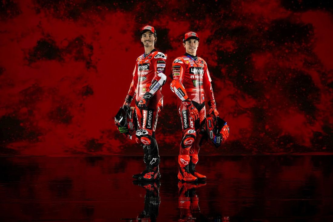 Francesco Bagnaia, Equipa Ducati, Marc Marquez, Equipa Ducati