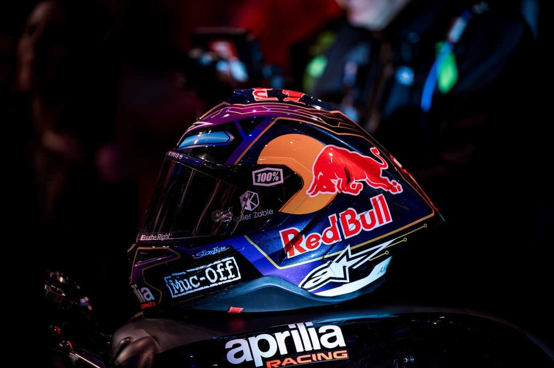 Casco de Jorge Martín, Aprilia Racing