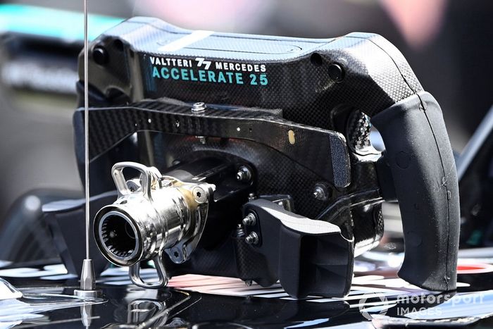 Il volante usato da Bottas in Mercedes