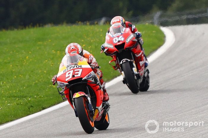 Marc Marquez, Repsol Honda Team, Andrea Dovizioso, Ducati Team,  MotoGP