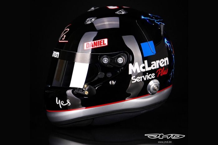 Helmet of Daniel Ricciardo, McLaren