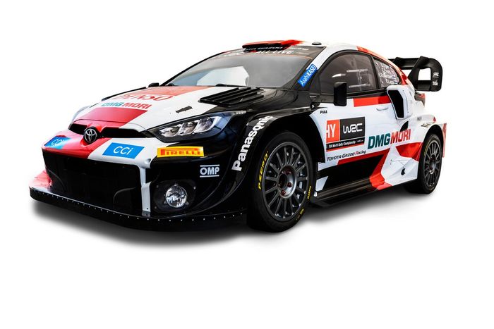 El Toyota GR Yaris Rally1 del WRC 2022
